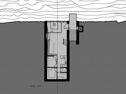 A Stunning Contemporary Cliffside Home Overlooking the Aegean Sea in Greece by OPA Works (19)