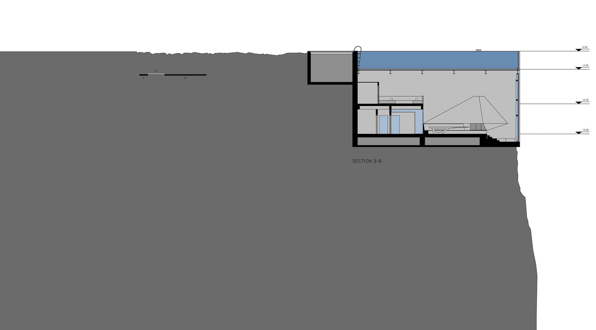 A Stunning Contemporary Cliffside Home Overlooking the Aegean Sea in Greece by OPA Works (22)