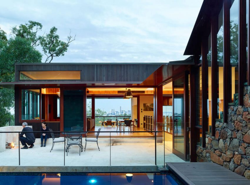 A Stunning Contemporary Home with Forest Views in Brisbane by Bligh Graham Architects (15)