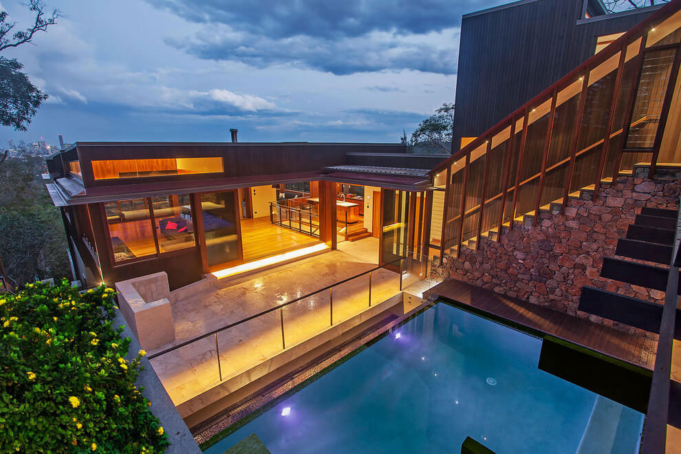 A Stunning Contemporary Home with Forest Views in Brisbane by Bligh Graham Architects (17)