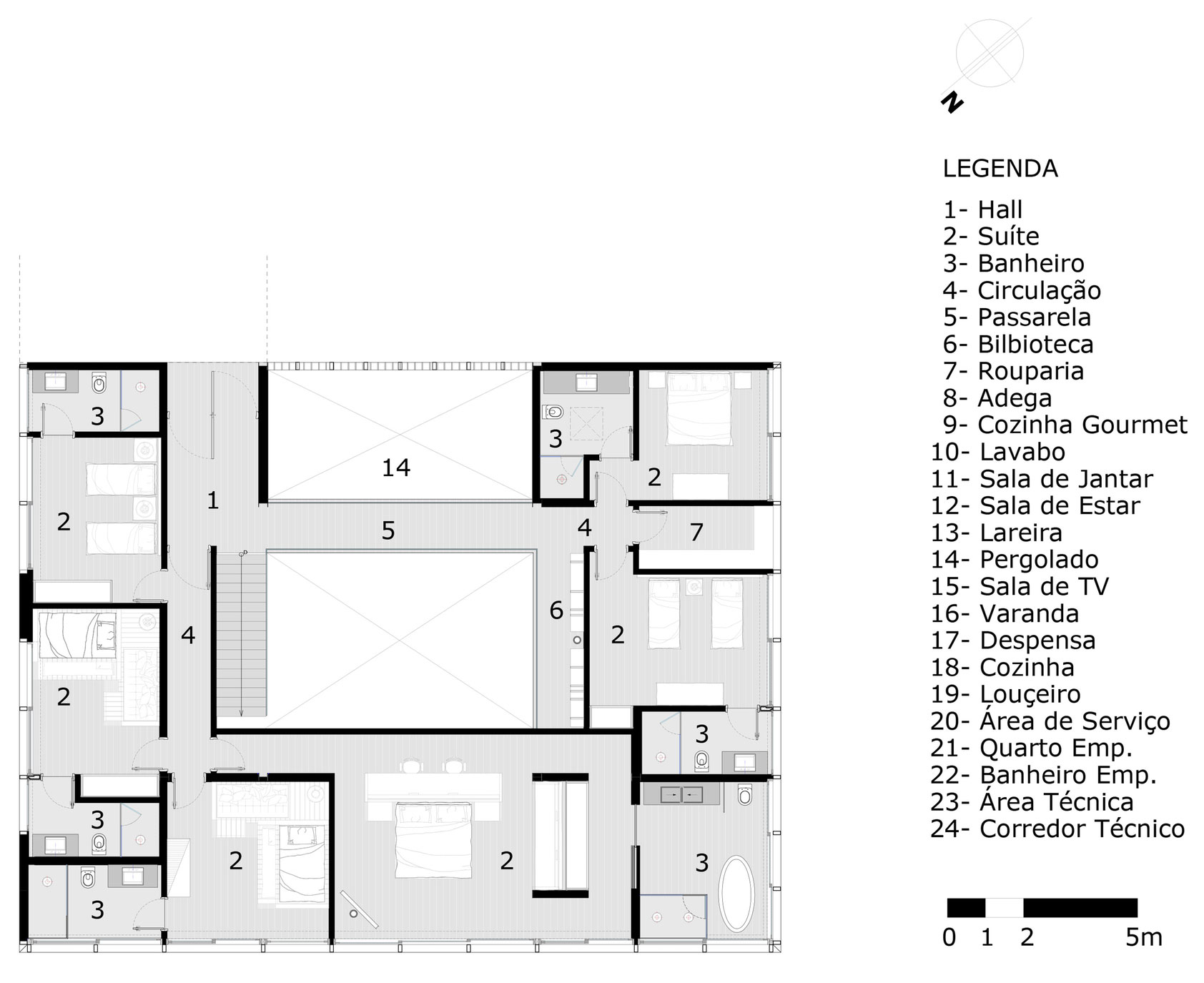 A Stunning Contemporary Home with Huge Garden and Terrace in Rio de Janeiro by MPGARQUITETURA (10)