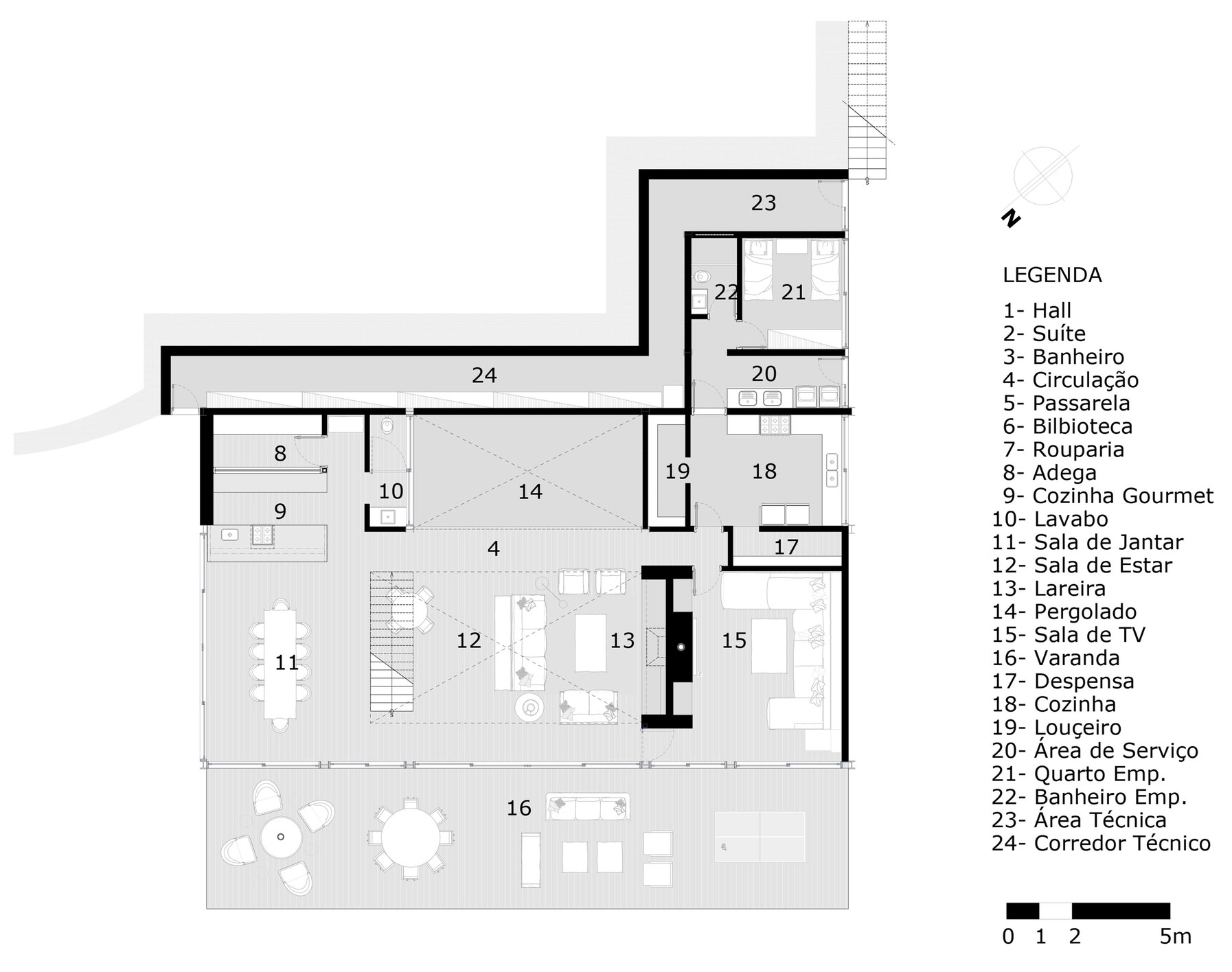 A Stunning Contemporary Home with Huge Garden and Terrace in Rio de Janeiro by MPGARQUITETURA (9)