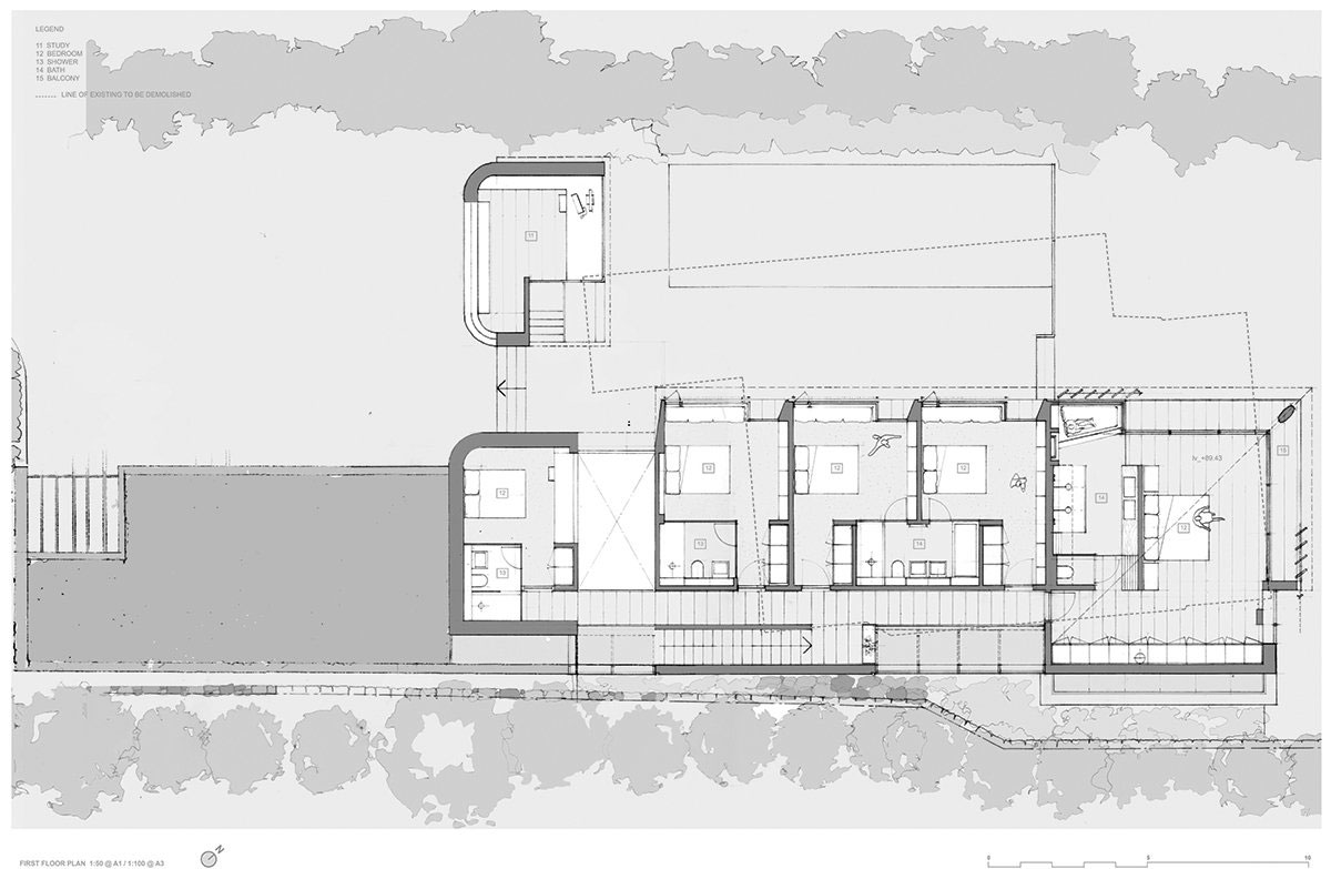 A Stunning Family Home with Large Courtyard and Infinity Pool in Guernsey, Channel Islands by Jamie Falla Architecture (15)