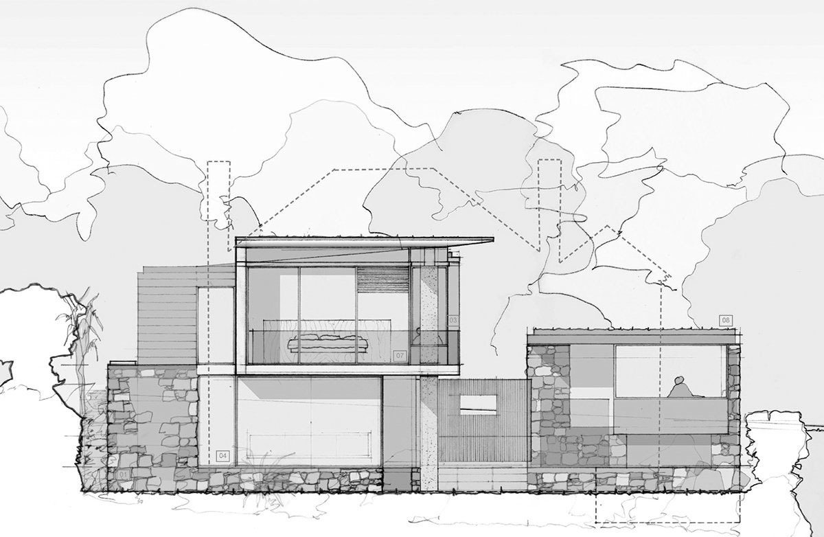 A Stunning Family Home with Large Courtyard and Infinity Pool in Guernsey, Channel Islands by Jamie Falla Architecture (19)