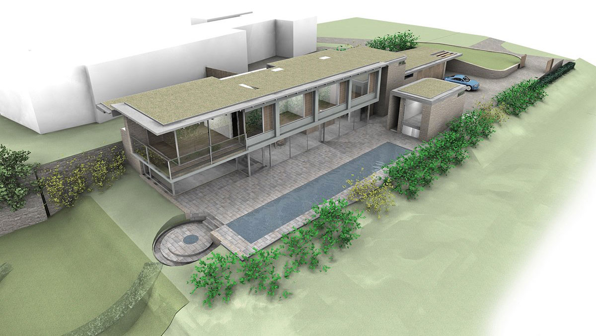 A Stunning Family Home with Large Courtyard and Infinity Pool in Guernsey, Channel Islands by Jamie Falla Architecture (21)