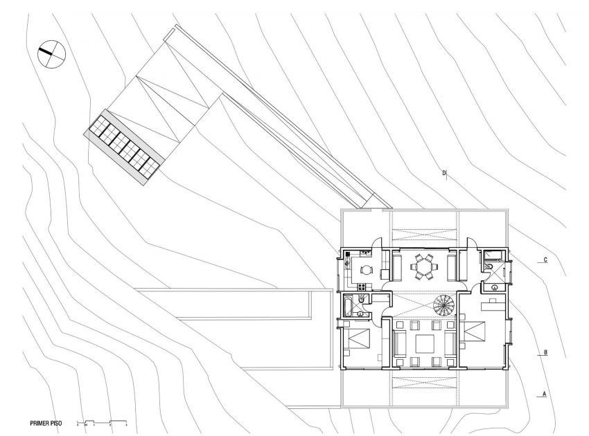 A Stunning Modern Beach House on a Cliff in Casablanca, Chile by Gubbins Arquitectos (14)