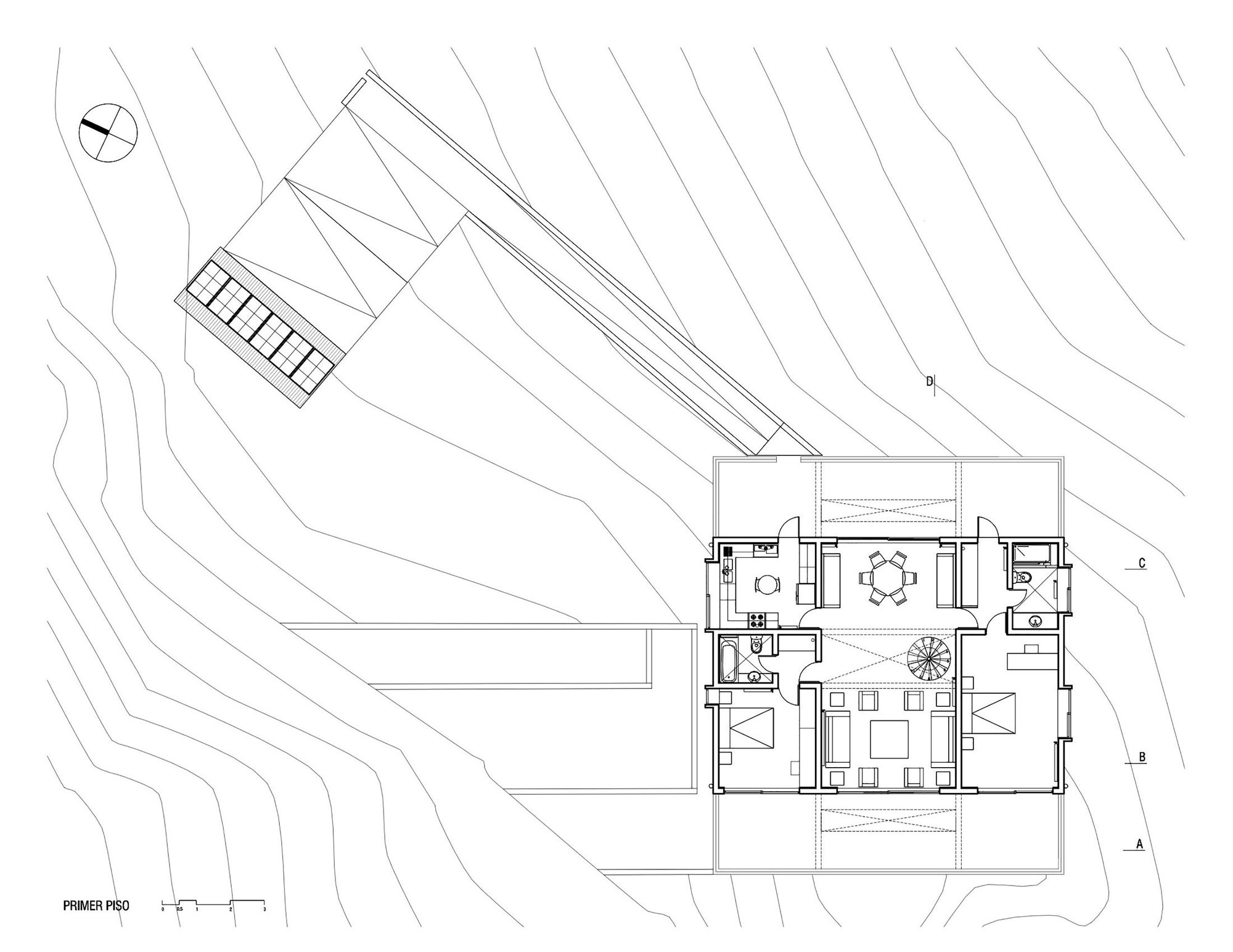 A Stunning Modern Beach House on a Cliff in Casablanca, Chile by Gubbins Arquitectos (14)