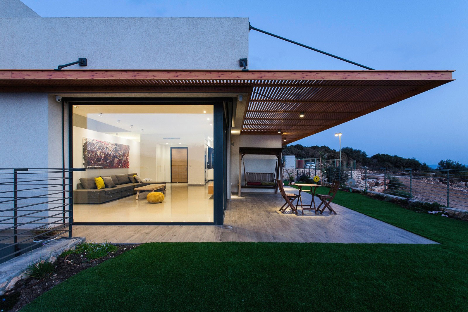 A Stunning Modern Home Perched on Top of a Rocky Hill Overlooking the Mountains in Mikhmanim, Israel by SaaB Architects (28)