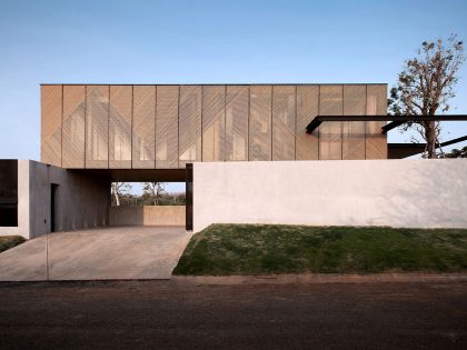 A Stunning Modern House with Gorgeous Inner Courtyards in Pak Chong District by IDIN Architects (1)