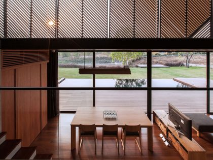 A Stunning Modern House with Gorgeous Inner Courtyards in Pak Chong District by IDIN Architects (13)