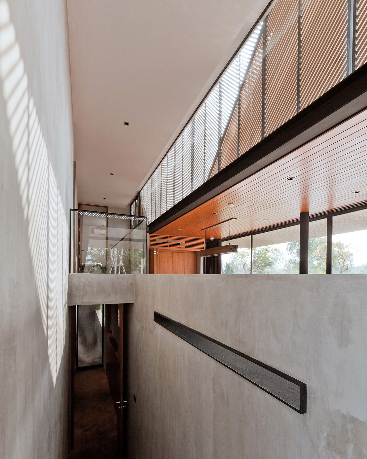 A Stunning Modern House with Gorgeous Inner Courtyards in Pak Chong District by IDIN Architects (14)