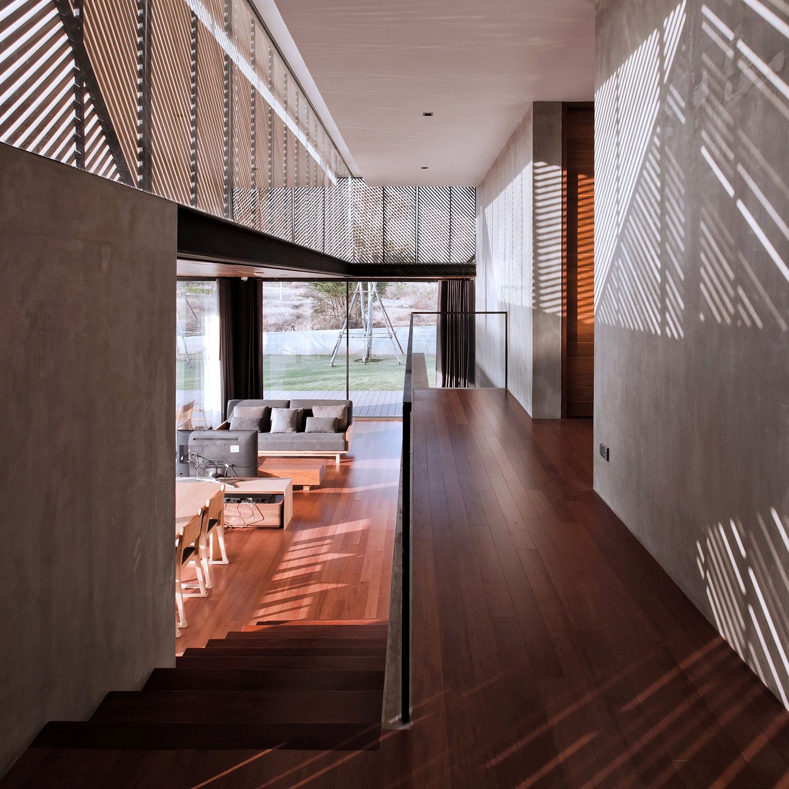 A Stunning Modern House with Gorgeous Inner Courtyards in Pak Chong District by IDIN Architects (18)