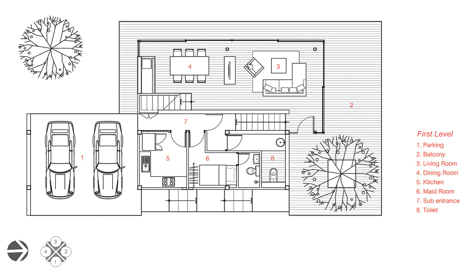 A Stunning Modern House with Gorgeous Inner Courtyards in Pak Chong District by IDIN Architects (28)