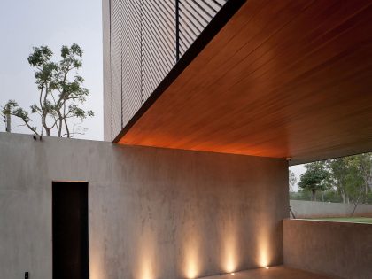 A Stunning Modern House with Gorgeous Inner Courtyards in Pak Chong District by IDIN Architects (6)