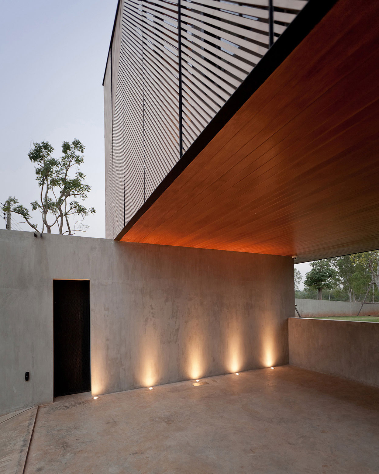 A Stunning Modern House with Gorgeous Inner Courtyards in Pak Chong District by IDIN Architects (6)