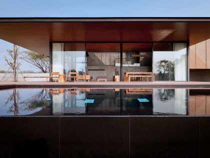 A Stunning Modern House with Gorgeous Inner Courtyards in Pak Chong District by IDIN Architects (8)