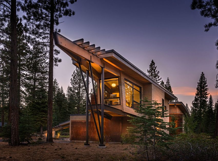 A Stunning Mountain Home with Modern Twist in Truckee by Sage Architecture (4)