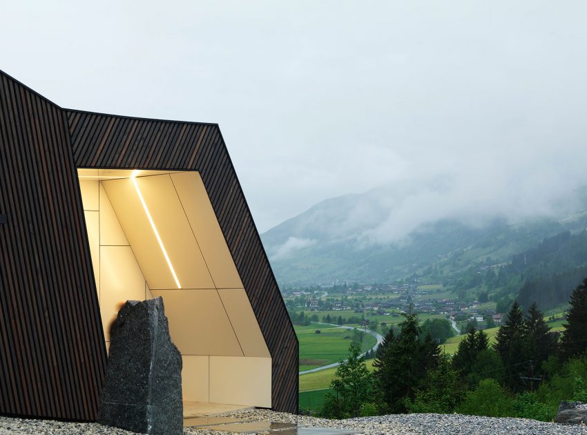 A Stunning Mountain House Nestled on the Hillside Overlooking the Austrian Alps in Austria by SoNo arhitekti (13)