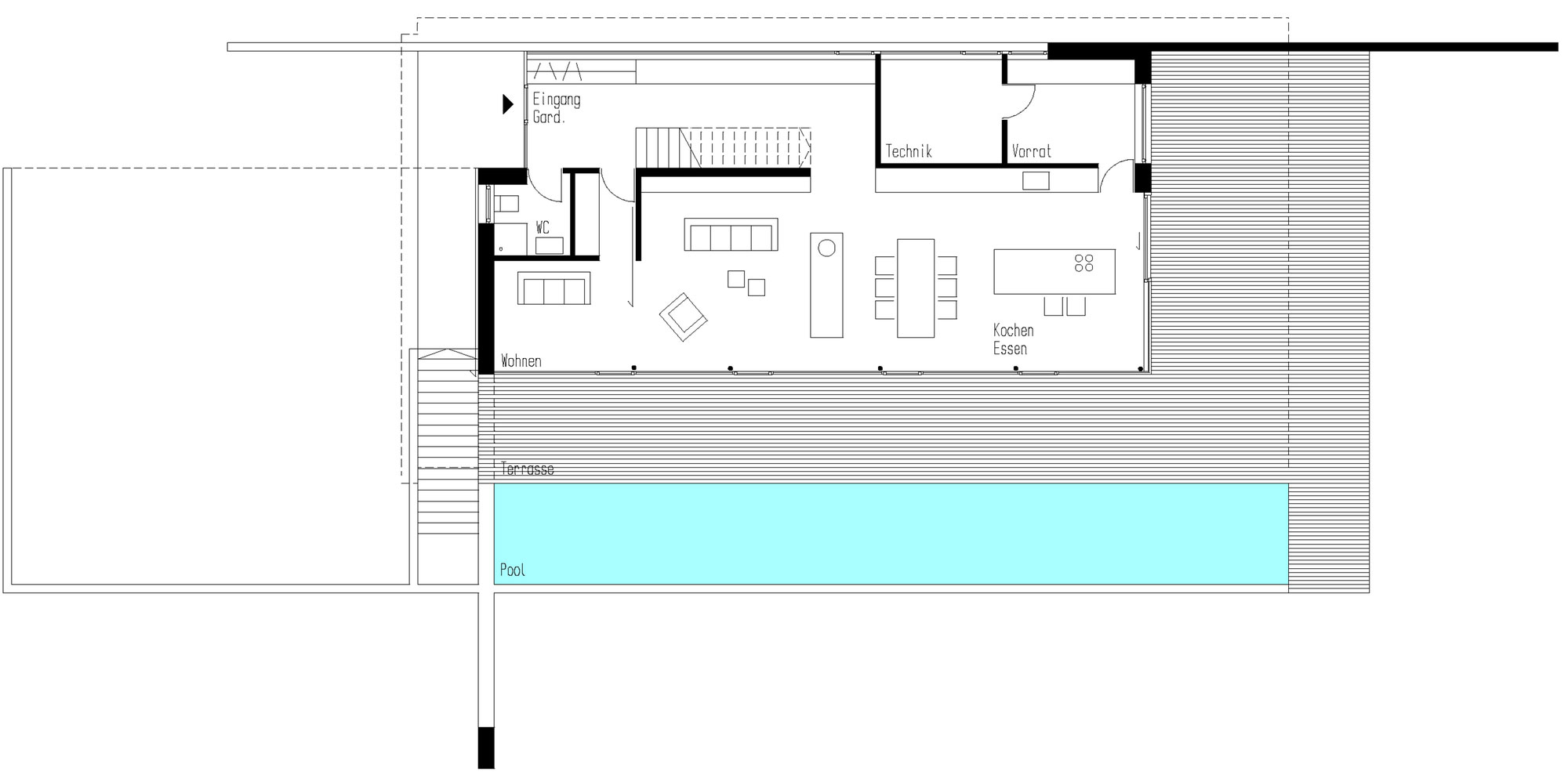 A Stunning and Elegant Home Built on a Slope Overlooks Beautiful Mountains of Liechtenstein by k m architektur (22)
