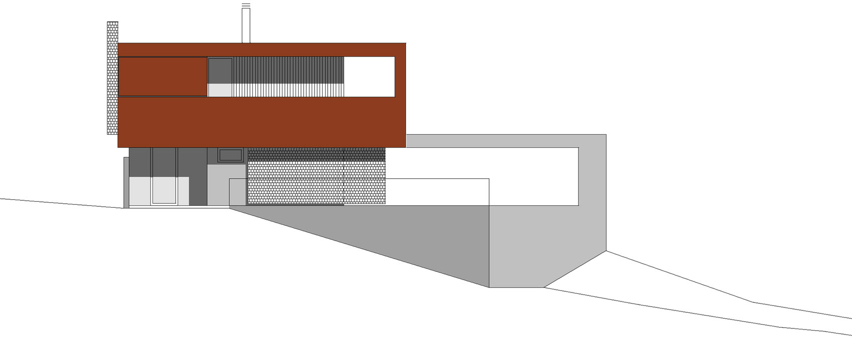 A Stunning and Elegant Home Built on a Slope Overlooks Beautiful Mountains of Liechtenstein by k m architektur (24)