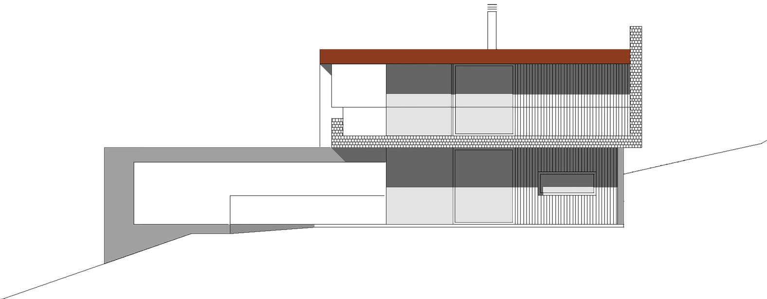 A Stunning and Elegant Home Built on a Slope Overlooks Beautiful Mountains of Liechtenstein by k m architektur (25)
