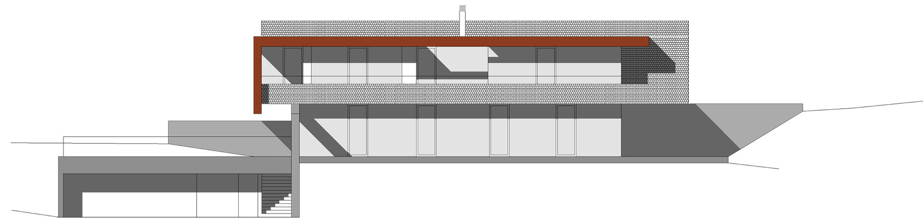 A Stunning and Elegant Home Built on a Slope Overlooks Beautiful Mountains of Liechtenstein by k m architektur (26)