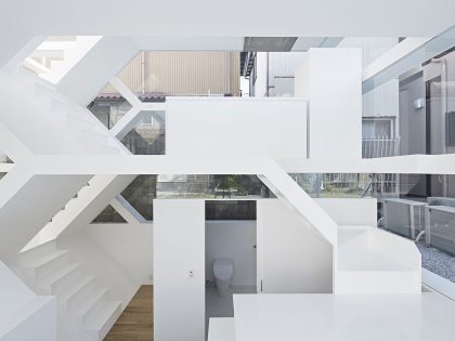 A Stunning and Futuristic House Made From Steel and Glass Elements in Oomiya by Yuusuke Karasawa Architects (13)