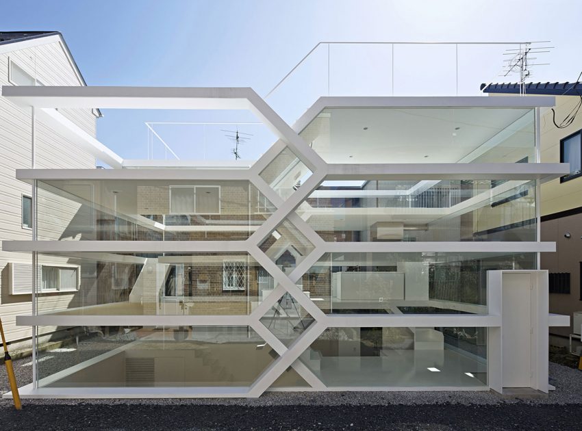 A Stunning and Futuristic House Made From Steel and Glass Elements in Oomiya by Yuusuke Karasawa Architects (2)
