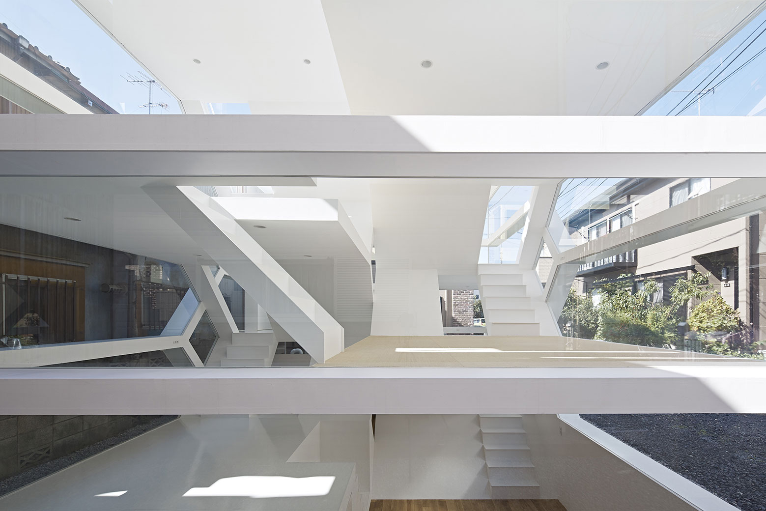 A Stunning and Futuristic House Made From Steel and Glass Elements in Oomiya by Yuusuke Karasawa Architects (5)
