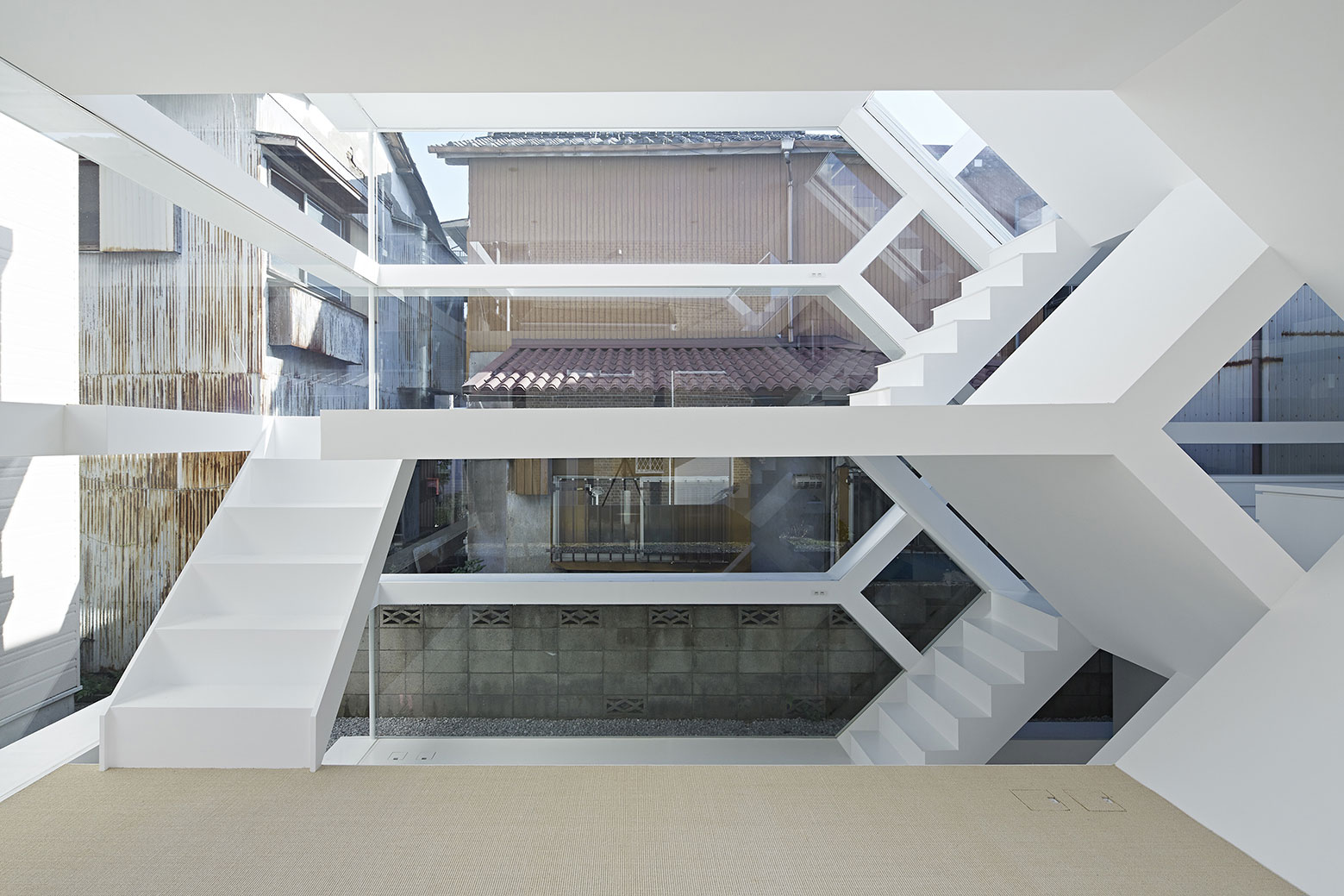 A Stunning and Futuristic House Made From Steel and Glass Elements in Oomiya by Yuusuke Karasawa Architects (6)