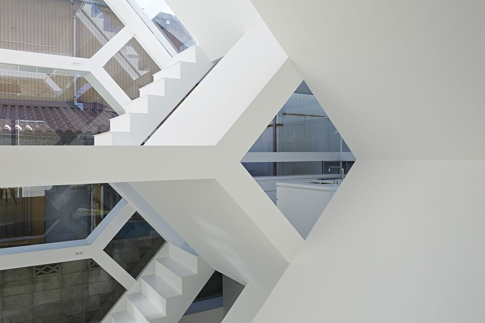 A Stunning and Futuristic House Made From Steel and Glass Elements in Oomiya by Yuusuke Karasawa Architects (7)