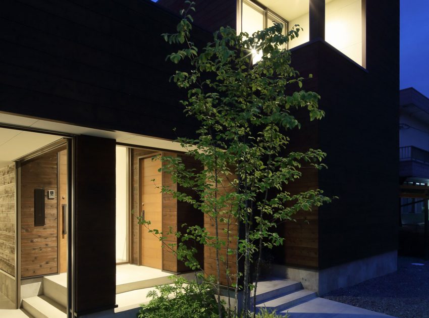 A Stunning and Stylish Single-Family Home with Enclosed Courtyards in Kyoto Prefecture by Arakawa Architects & Associates (15)
