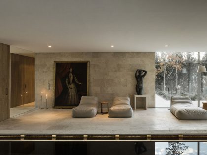 A Stylish Concrete Home with Indoor Swimming Pool and Terrace with Quiet View in Son Vida by Negre Studio & Rambla 9 Arquitectura (5)