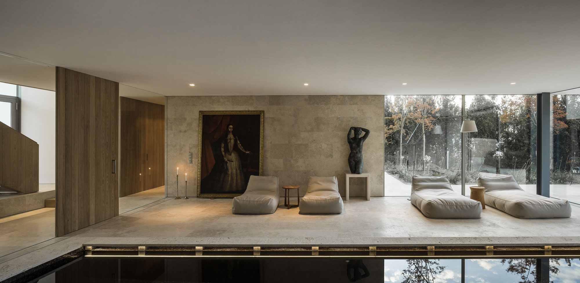 A Stylish Concrete Home with Indoor Swimming Pool and Terrace with Quiet View in Son Vida by Negre Studio & Rambla 9 Arquitectura (5)