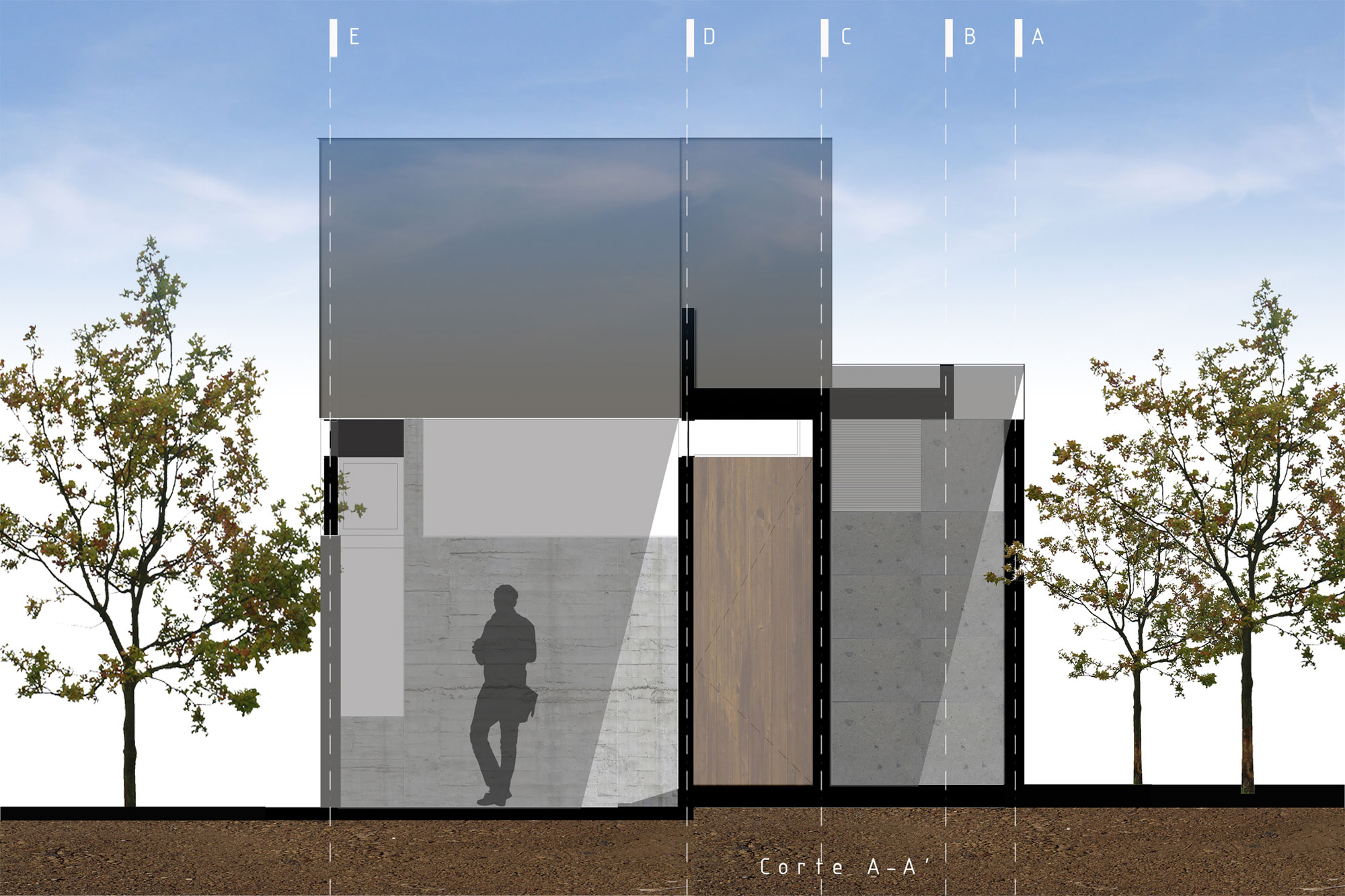 A Stylish Concrete House with Playful and Elegant Interiors in Morelos, Mexico by GBF Taller de Arquitectura (28)