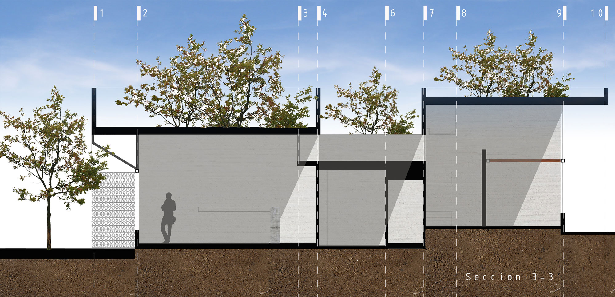 A Stylish Concrete House with Playful and Elegant Interiors in Morelos, Mexico by GBF Taller de Arquitectura (29)