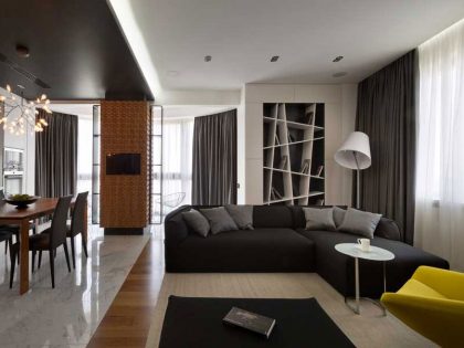 A Stylish Contemporary Apartment in Kiev, Ukraine