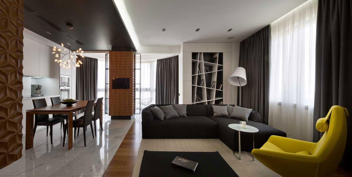 A Stylish Contemporary Apartment in Kiev, Ukraine by Denis Rakaev (1)