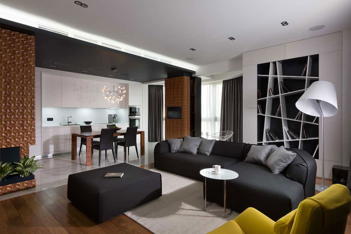 A Stylish Contemporary Apartment in Kiev, Ukraine by Denis Rakaev (2)