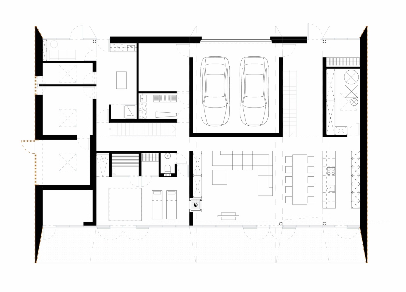 A Stylish Contemporary Home with Clean and Minimalist Facade in Kaunas by Architectural Bureau G.Natkevicius & Partners (14)