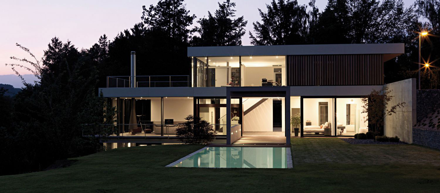 A Stylish Contemporary Home with Exquisite Landscaping in Waldenbuch, Germany by Von Bock Architekten (15)