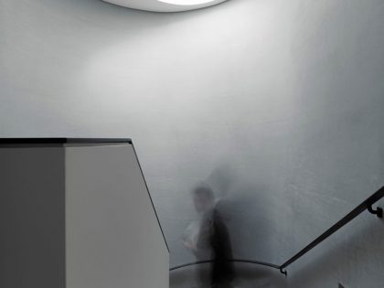 A Stylish Contemporary House with Striking Facade and Simple Interiors in Melbourne by b.e architecture (12)