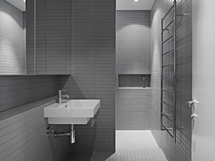 A Stylish Contemporary House with Striking Facade and Simple Interiors in Melbourne by b.e architecture (15)