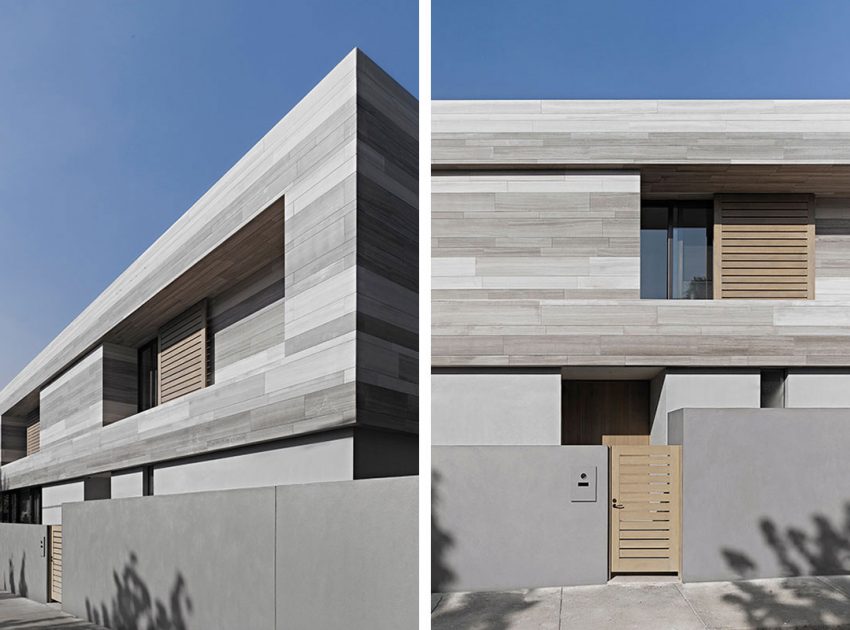 A Stylish Contemporary House with Striking Facade and Simple Interiors in Melbourne by b.e architecture (2)