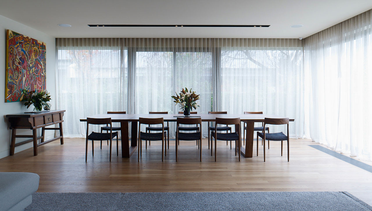 A Stylish Contemporary House with Striking Facade and Simple Interiors in Melbourne by b.e architecture (7)