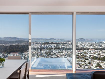 A Stylish Hillside Home Features Cantilevered Deck with Glass Floor in San Francisco by Jensen Architects (5)