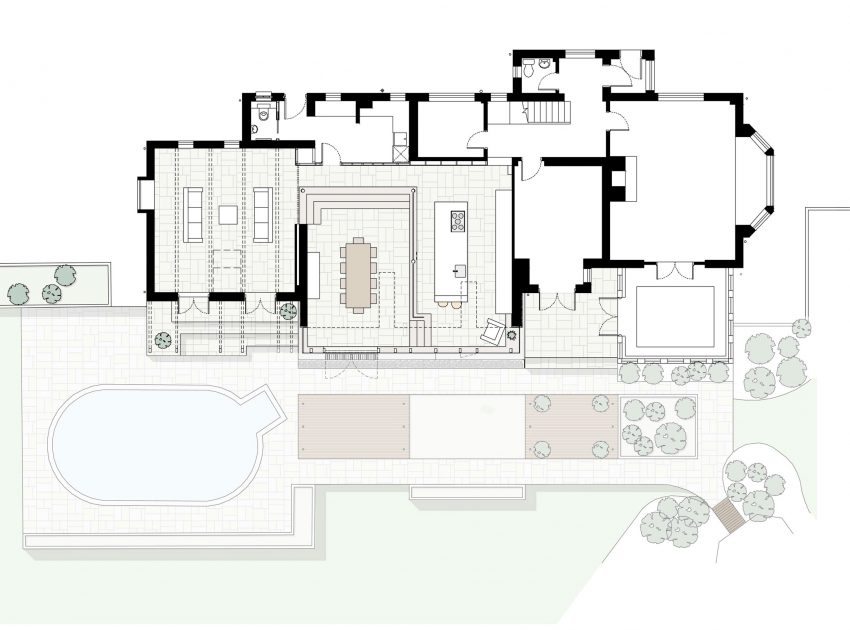 A Stylish Home Featuring a Warm and Elegant Color Palette in Winchester by OB Architecture (16)