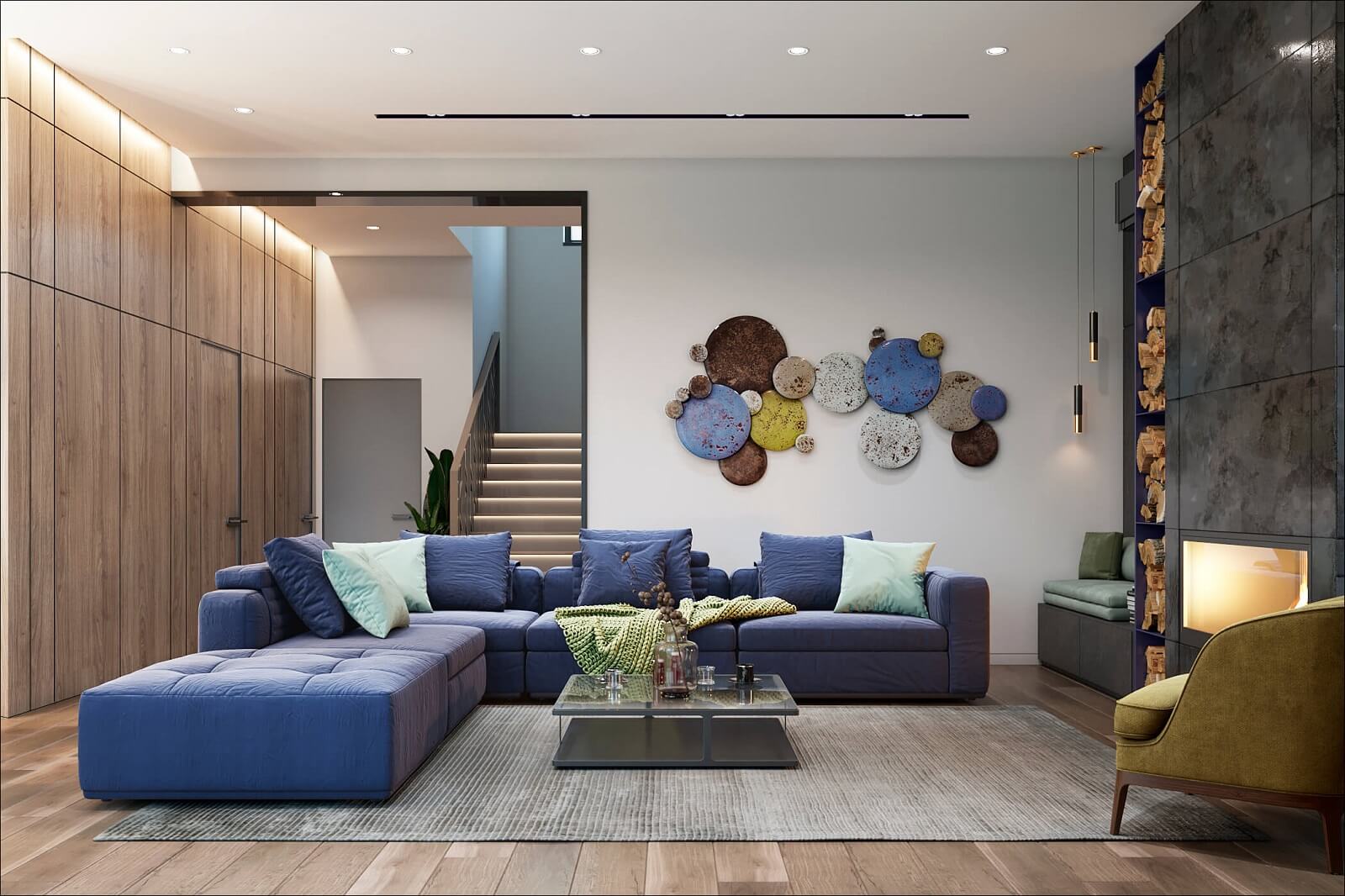 A Stylish Kid-Friendly Apartment with Bright and Vibrant Features in Kiev, Ukraine by 33BY Architecture (2)