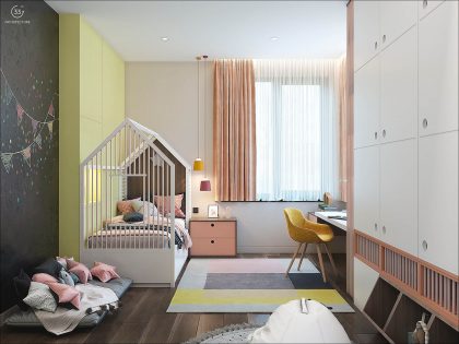A Stylish Kid-Friendly Apartment with Bright and Vibrant Features in Kiev, Ukraine by 33BY Architecture (22)
