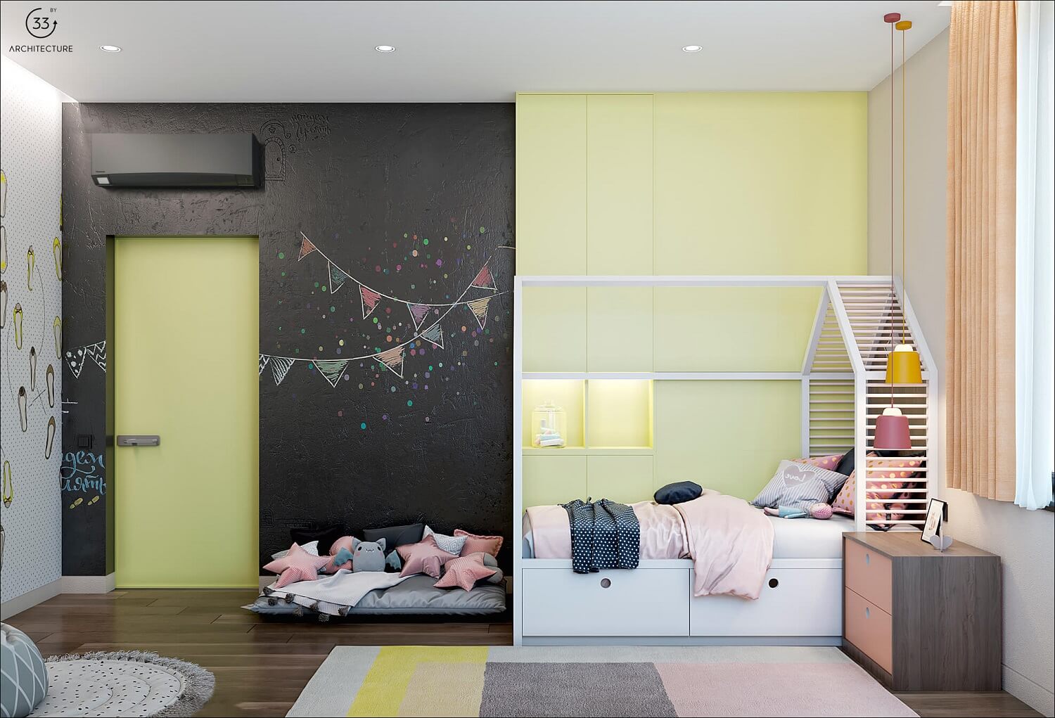 A Stylish Kid-Friendly Apartment with Bright and Vibrant Features in Kiev, Ukraine by 33BY Architecture (24)
